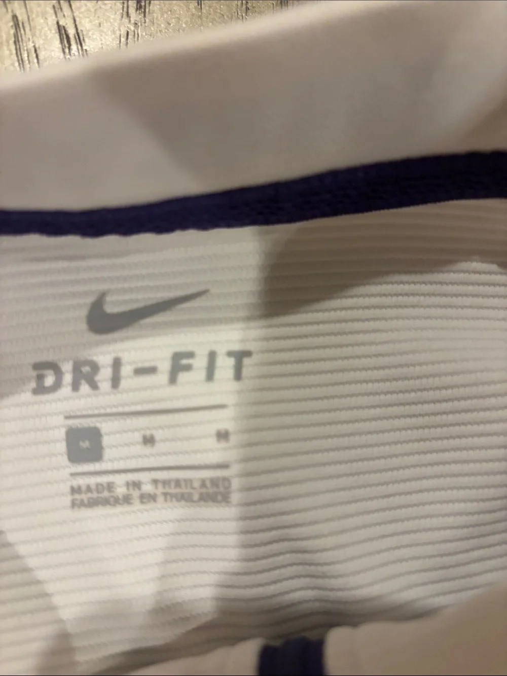 Nike White & Purple LSU Half-Zip Pullover